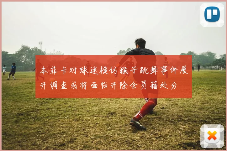 本菲卡对球迷模仿猴子跳舞事件展开调查或将面临开除会员籍处分